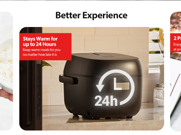 Stays Warm for up to 24 Hours