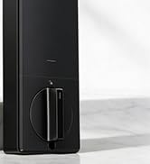 Veise DK012W Wi-Fi Fingerprint Smart Deadbolt Lock, Matte Black | Built-in Wi-Fi, APP Remote Cont...