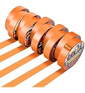 RED WOLF 10 Pack Orange Electrical Tape 3/4 Inch x 66 Ft Industrial Grade UL/CSA Listed 7 Mil Thi...