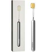ZDEER Pro Extra Soft Bristle Toothbrush for Adults with Sensitive Gums, Upgraded Full Metal Handl...