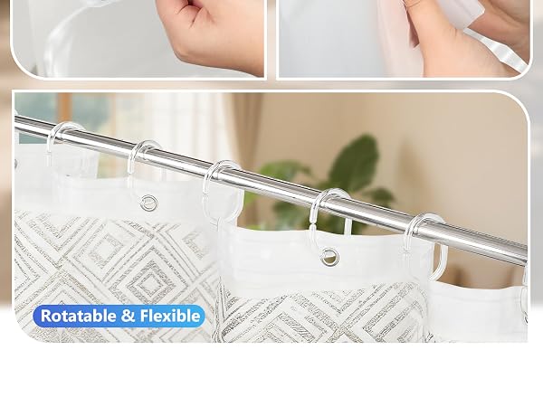 shower hooks for shower curtain