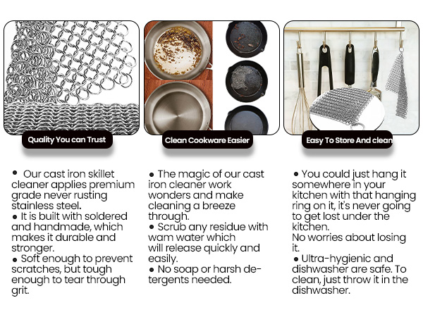 Chainmail scrubber