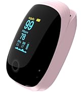 Finger Pulse Oximeter, Fingertip Blood Oxygen Saturation with Rechargeable Pulse Monitor, Accurat...