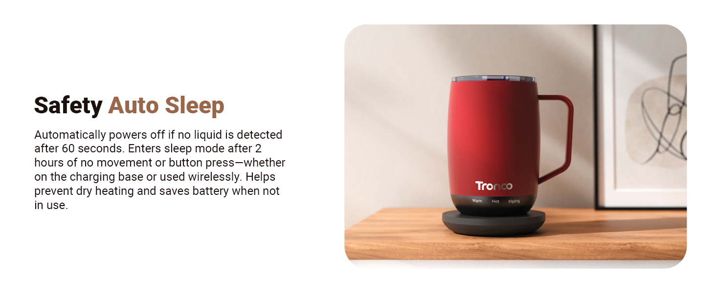 heated coffee mug rechargeable