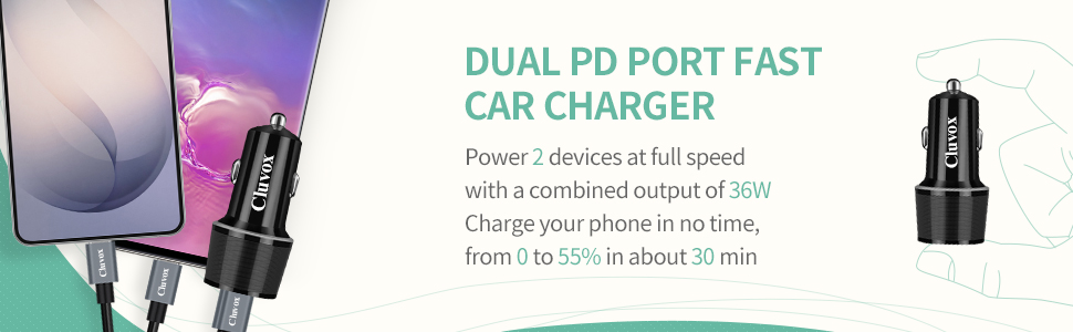 samsun galaxy a17/a16/a15/a55/a56 phone charger for car 18w fast charging
