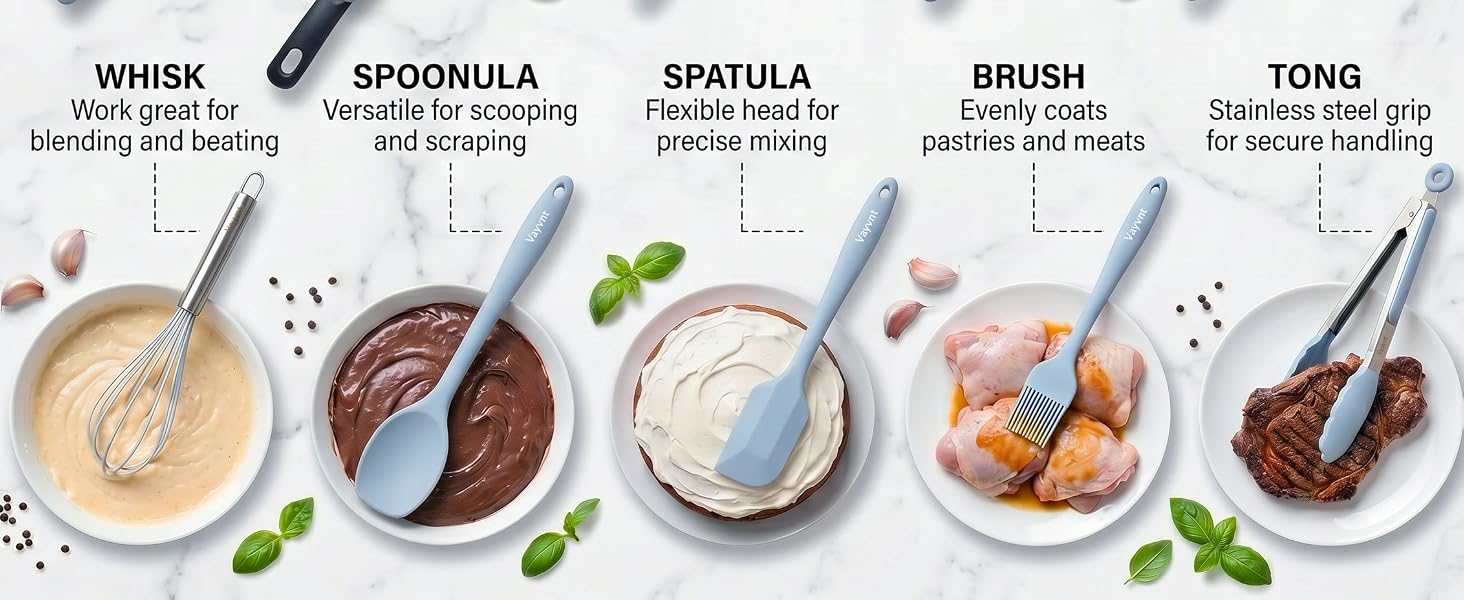 cooking utensils silicone
