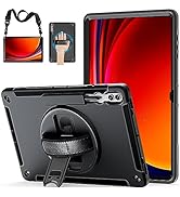 Case for Samsung Galaxy Tab S9 Ultra 2023: 3-Layer Rugged Military Grade Shockproof Case for Tab ...