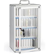 Loghot Aluminum Alloy Pocket Chart Cell Phones Storage Cabinet for Cell Phones, Wall-Mounted Cell...