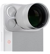 PGYTECH 2X Telephoto Lens for iPhone 17 Pro Max, 200mm Equivalent Optical Telephoto Extender, Cli...