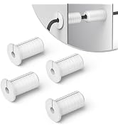 4 PCS 3/4 inch Wall Grommets for Starlink Cable Grommets White Non-Slip Starlink Wall Cable Pass ...