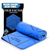 COLD FACTOR Cooling Towels for Sports, Cooling Neck Wraps – Cold Towel for Running, Workout & Out...