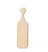 BATTIFE 15inch Unfinished Wooden Paddle, Sorority Paddle, Solid Pine Wood Paddle for Traditional ...