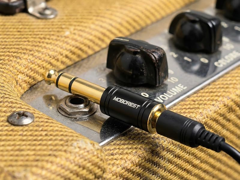 3.5mm to 1/4'' Stereo Audio Adapter, 3.5mm to 1/4'' (6.35mm) Headphone Adapter