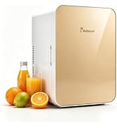 Wahacool Mini Fridge, 10L Portable Personal Refrigerator - Cooler and Warmer, Ideal for Car Use a...