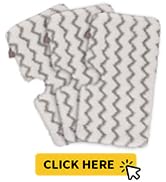 Tidy Monster Steam Mop Pads with Scrub Strips Microfiber Replacement Pad Refills for Shark Steam ...