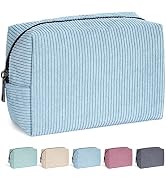 MAANGE Cosmetic Bags for Women Small Makeup Bag for Purse Corduroy Makeup Pouch Travel Makeup Bag...