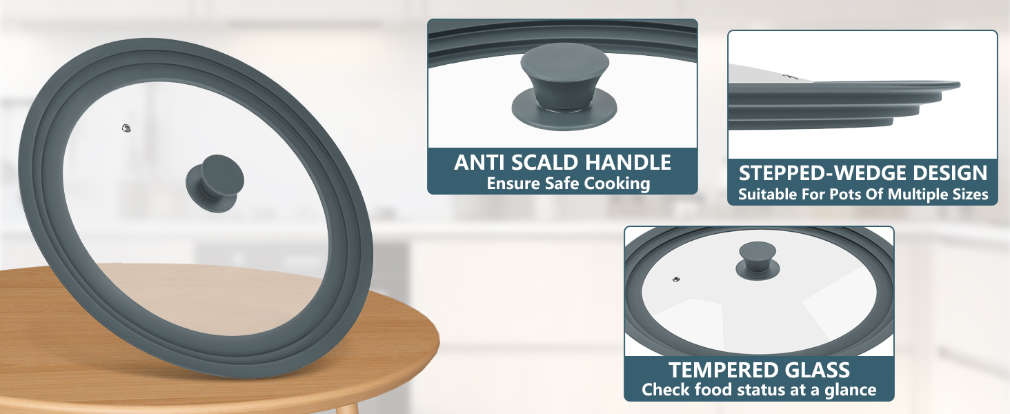 Silicone pot lid