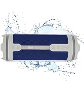 Altec Lansing HydraMOTION 2.0 Wireless Bluetooth Speaker, 16H Battery, RGB Lights, USB-C Quick Ch...