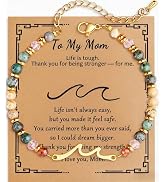 NUKAYAI Wave Bracelet Life Inspirational for Women, Bracelets Gifts for Bestie Sister Daughter, V...