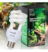 UVB Reptile Light UVA UVB Bulb, 5.0 13W UVB Light for Reptiles, UVA UVB Reptile Light Bulbs Repti...