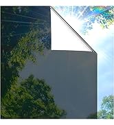 Coavas One Way Privacy Window Film, Sun Blocking Reflective Window Film See Out Not in, Heat Cont...
