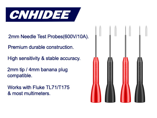 fluke needle probes multimeter needle probes 600V/10A Multimeter Accessory for Fluke Leads tl71 tl75
