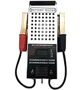 Battery Load Tester, Car Battery Load Tester, 6/8/12/16/24V Battery Alternator Tester Digital Vol...