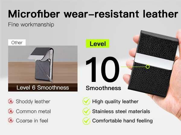 Microfber wear-resistant leather