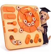 Myrauv Dog Puzzle Toy, 4-Level Interactive Dog Toys with Suction Cups, Brain Stimulating Puzzle F...