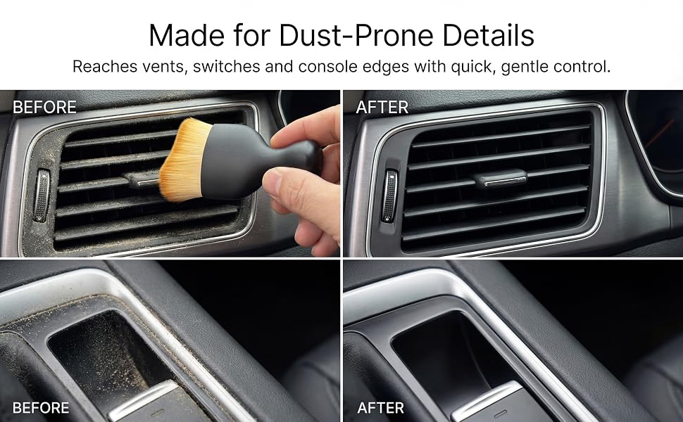 Made for Dust-Prone Details