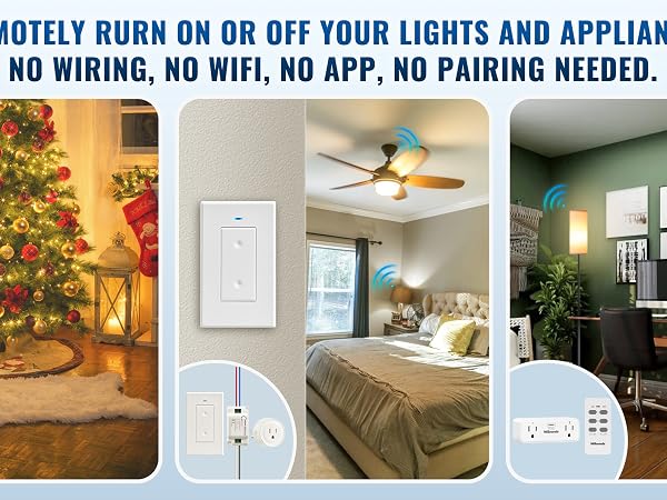 Wireless Remote Control Outlet
