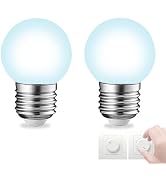 Dimmable LED Light Bulbs Small Bulb G45 Globe E26 Base | 5W=40W Daylight Full Spectrum | 95+ CRI ...