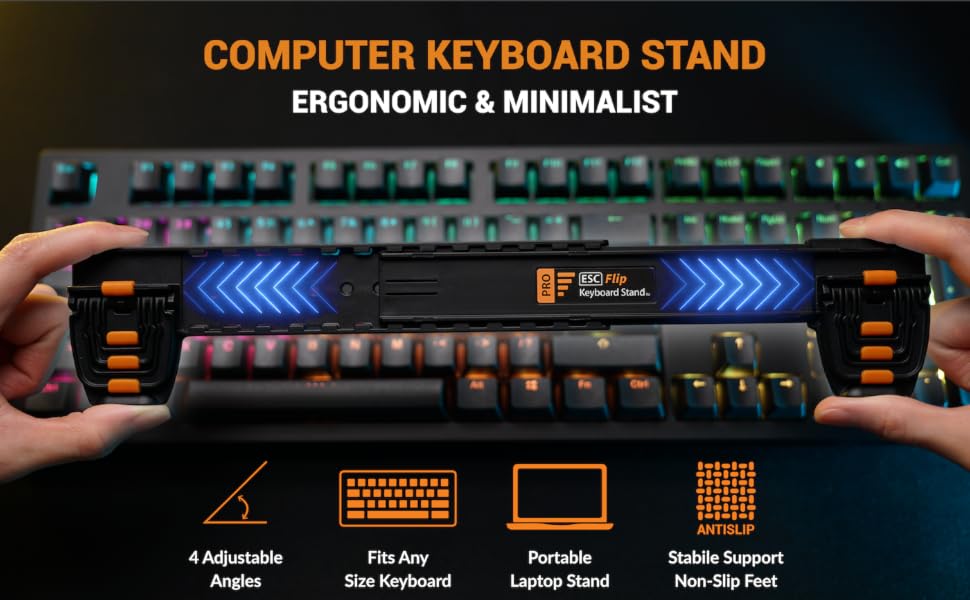 adjustable computer keyboard stand for desk