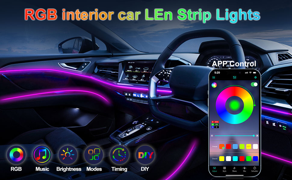 led lights for car interior