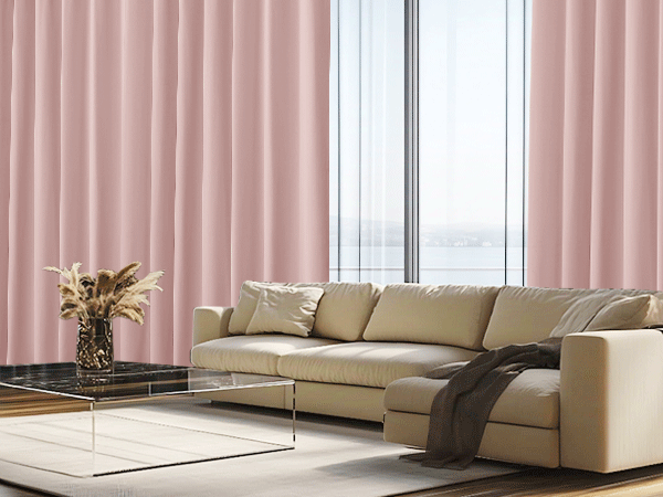 pink blackout curtains