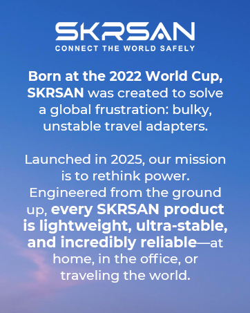 SKRSAN Aura International Travel Adapter