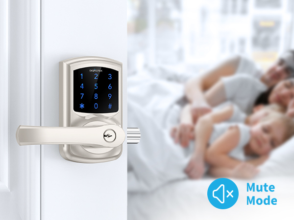 Signstek Touchscreen Keypad Door Lock with Handle