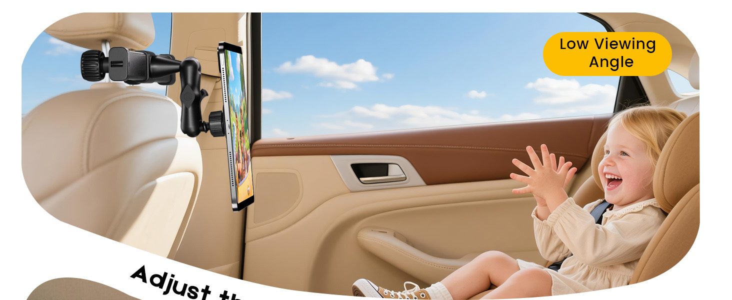Headrest Tablet Holder