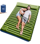 Myxslop Camping Sleeping Pad, 12CM Double Camping Mattress, Ultralight Air Mattress Sleeping Pad ...