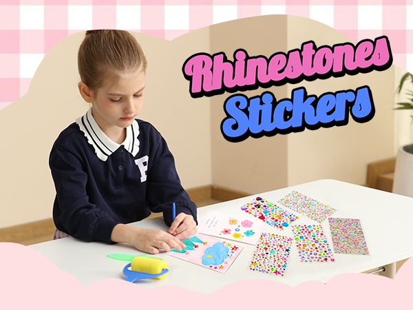 gem stickers crafts for kids