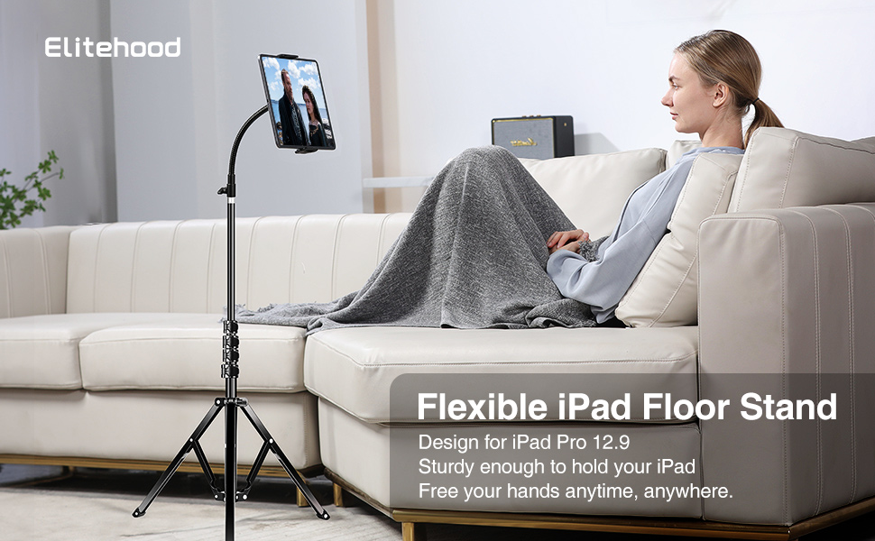 flexible ipad floor stand