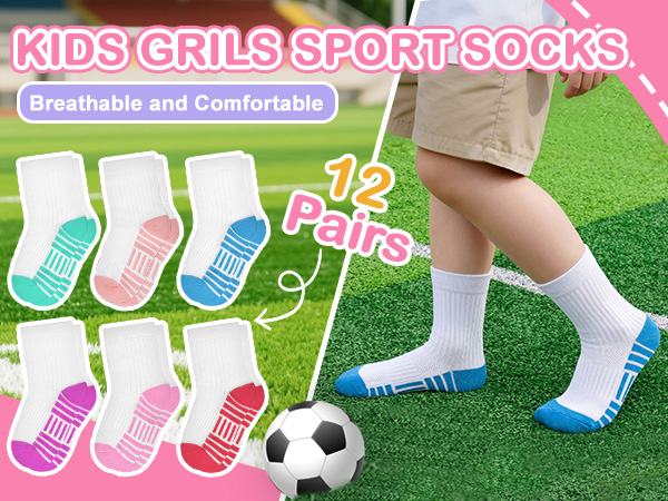 KIDS GRILS SPORT SOCKS