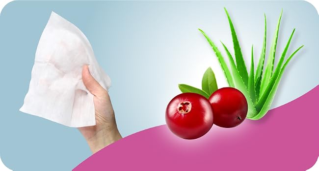 personal cleansing wipes intimate care hemorrhoidal cranberry