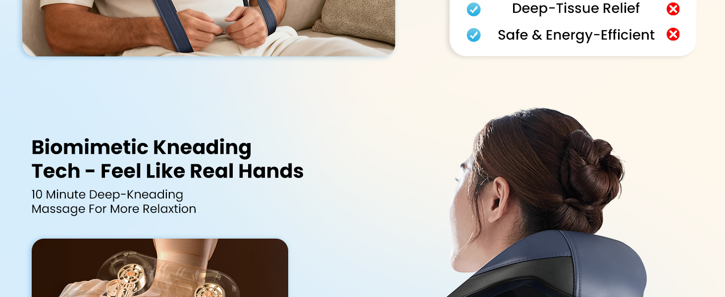 neck massager for pain relief deep tissue