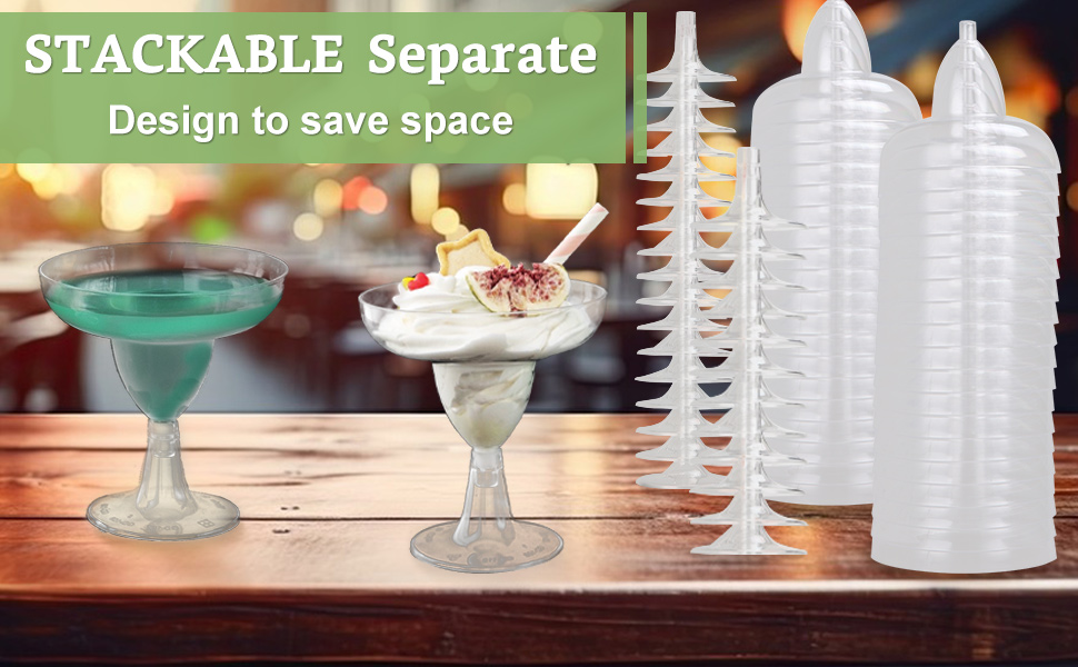"STACKABLE Separate Design to save space "