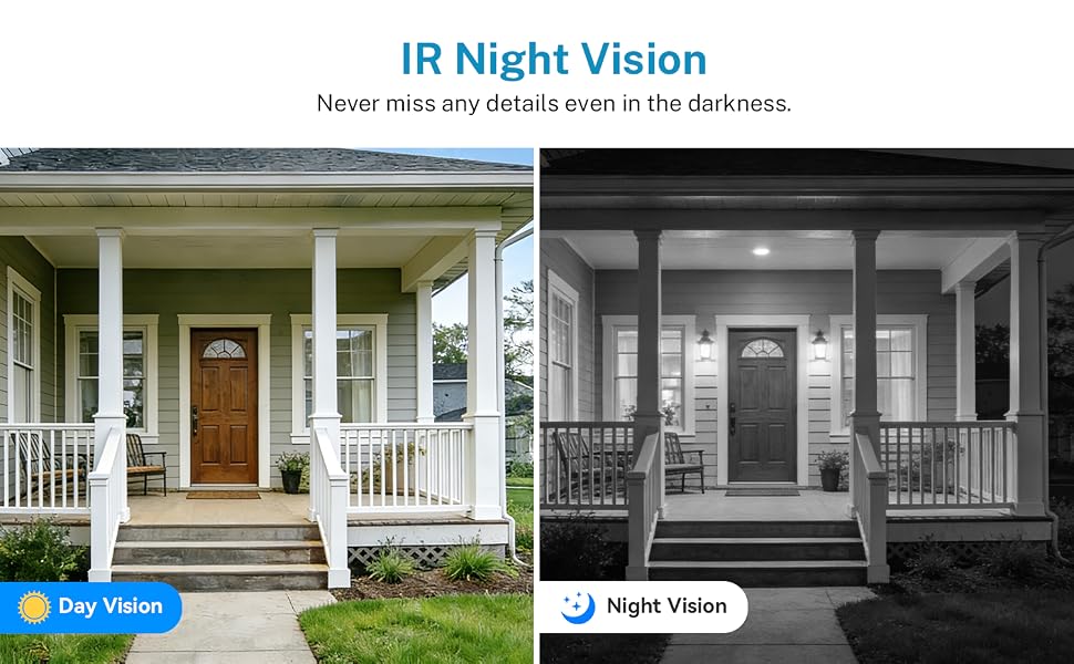 wireless video doorbell with Night Vision