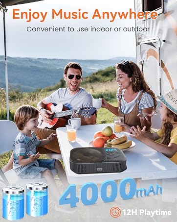 CD player with speakers