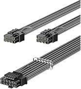 Fasgear PCIe 5.0 Power Cable 70cm - 16pin(12+4) 12VHPWR Connector for RTX 4070 4080 4090 to 2x8pi...