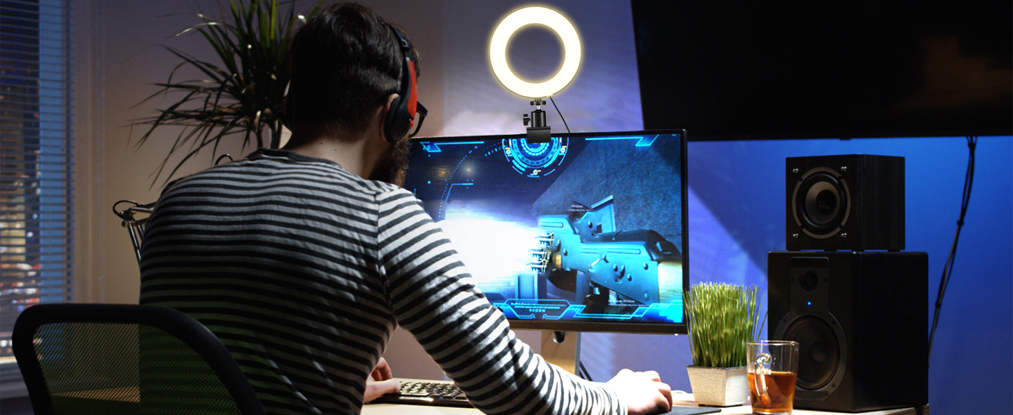 desk ring light