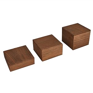 wooden display riser 3 pcs